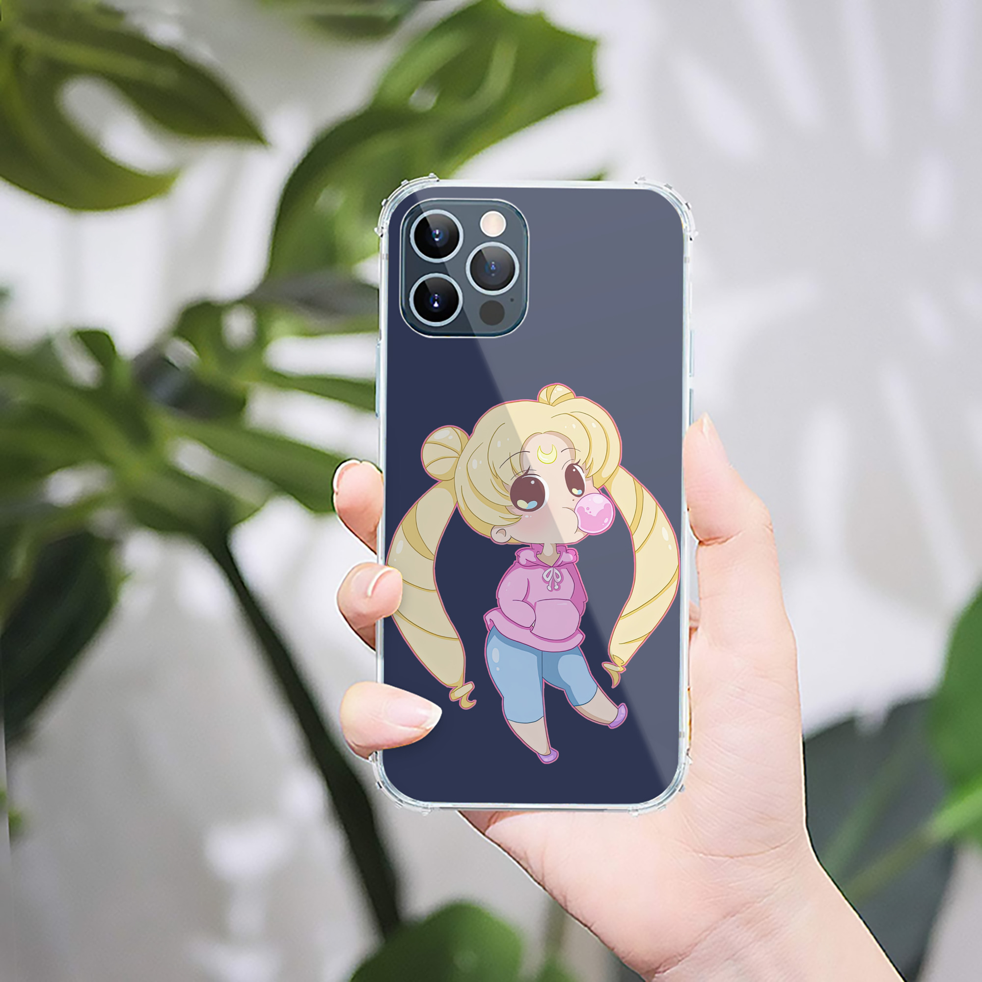 （画像用） 美少女戦士セーラームーン 愛野 美奈子 あいの みなこ Sailor Moon Aino Minako 【iPhone 12シリーズ対応】透明スマホケース（クリアソフトケース）